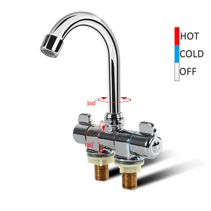 RV Folding Faucet for Kitchen and Bathroom, Hot or Cold Sink, Caravan Marine Accessories, 180 Degrees, 360 Rotating 10 Main Sales Kitchen Motorhome - №7
