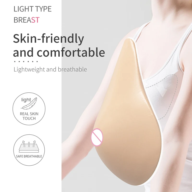 

Spiral Shape Postoperative Silicone Breast Form Artificial Breast Prosthesis for Mastectomy