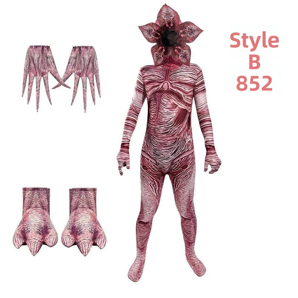 

loween Costume Cosplay Skeleton Carnivorous Plant Ghost Death God Outfit Children Adults Skeleton Onesie Stage Performance...