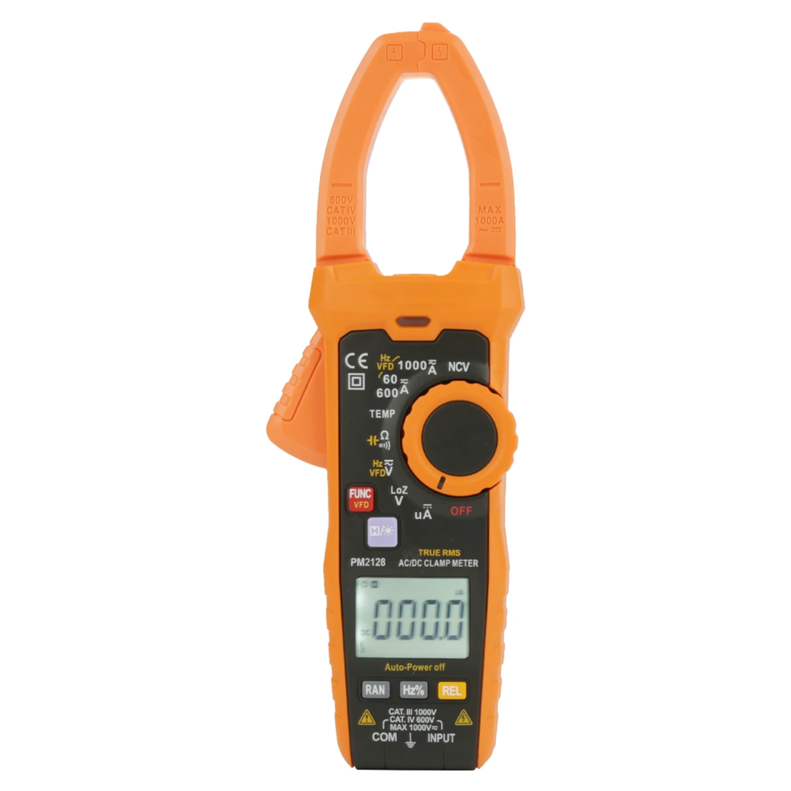 

1000A Clamp Meter PEAKMETER PM2128 Handheld Digital AC/ Voltage Current Clamp Meter Resistance Capacitance Digital Clamp Meter