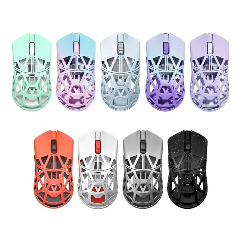 Imagem -01 - Wanling Besta x Max Mouse 8k Modo Duplo Paw3395 Wlmouse Liga de Magnésio Luz Oco Acessórios do Jogador do pc wanling besta x max mouse 8k modo duplo paw3395 wlmouse liga de magnesio luz oco acessorios do jogador do pc 01