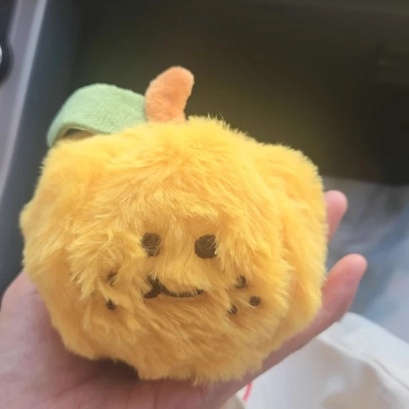Kreative Plüschtiere Dekompression Orange Anhänger Plüschtier Schlüsselanhänger Anhänger Rucksack Hängende Dekoration Auto Innenanhänger
