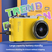 Digital Camera 4k Hd Kid Camera 48mp Autofocus Vlogging Camera 2.4 Inch Retro Fashion Portable Video Camcorder For Beginners