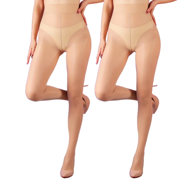 

2 пары женских колготок 45-75 кг, блестящие прозрачные колготки больших размеров с высокой талией, черные шелковые удобные чулки кожи, масляные блестящие нейлоны