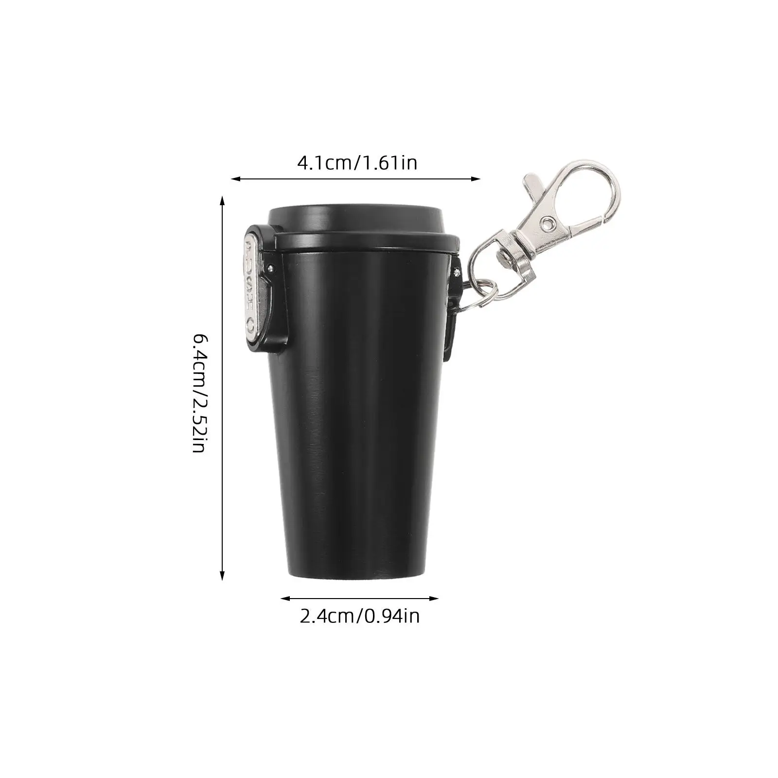 Car Ash Tray Holder for Smokers Ashtray with Keychain Organizer Keyring Home Cigars