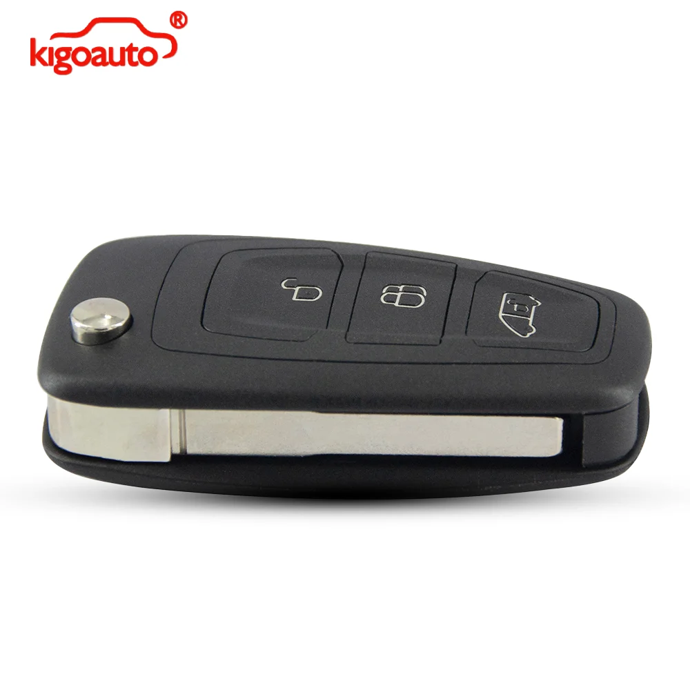 Kigoauto Klappbarer Fernbedienungsschlüssel 2/3 Tasten 434MHz FSK 4D63 ID46 ID49 für Ford Mondeo Focus Ranger Transit Custom Connect S-Max C-Max – Detail 5