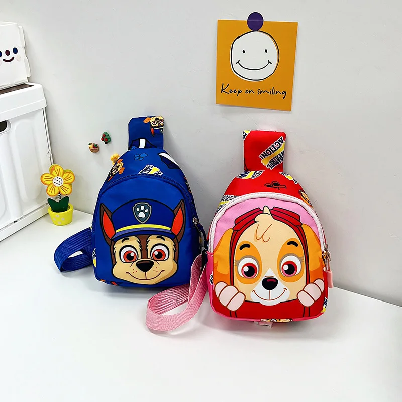 Paw Patrol Chest Bag Cartoon Children Messenger Bag Chest Bags Mini Outdoor Shoulder Bags Boys Girls Paw Patrol Bag Students Bag