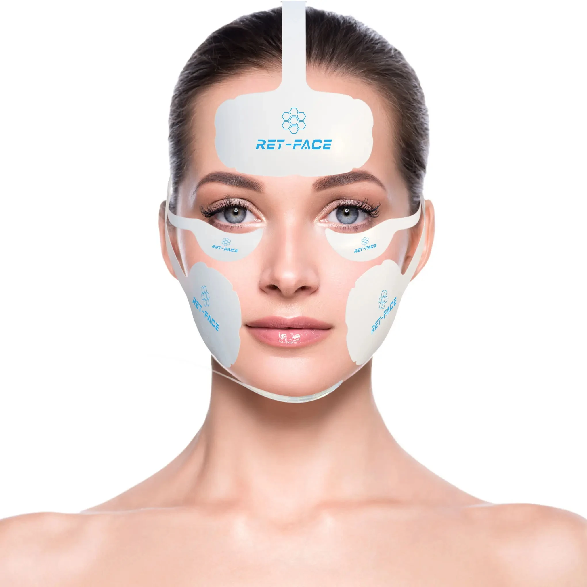 RET PE Face/eye/ chine/ forehead patch Paste  4 IN 1 Procedure Wrinkle Removal  technology machine accessory