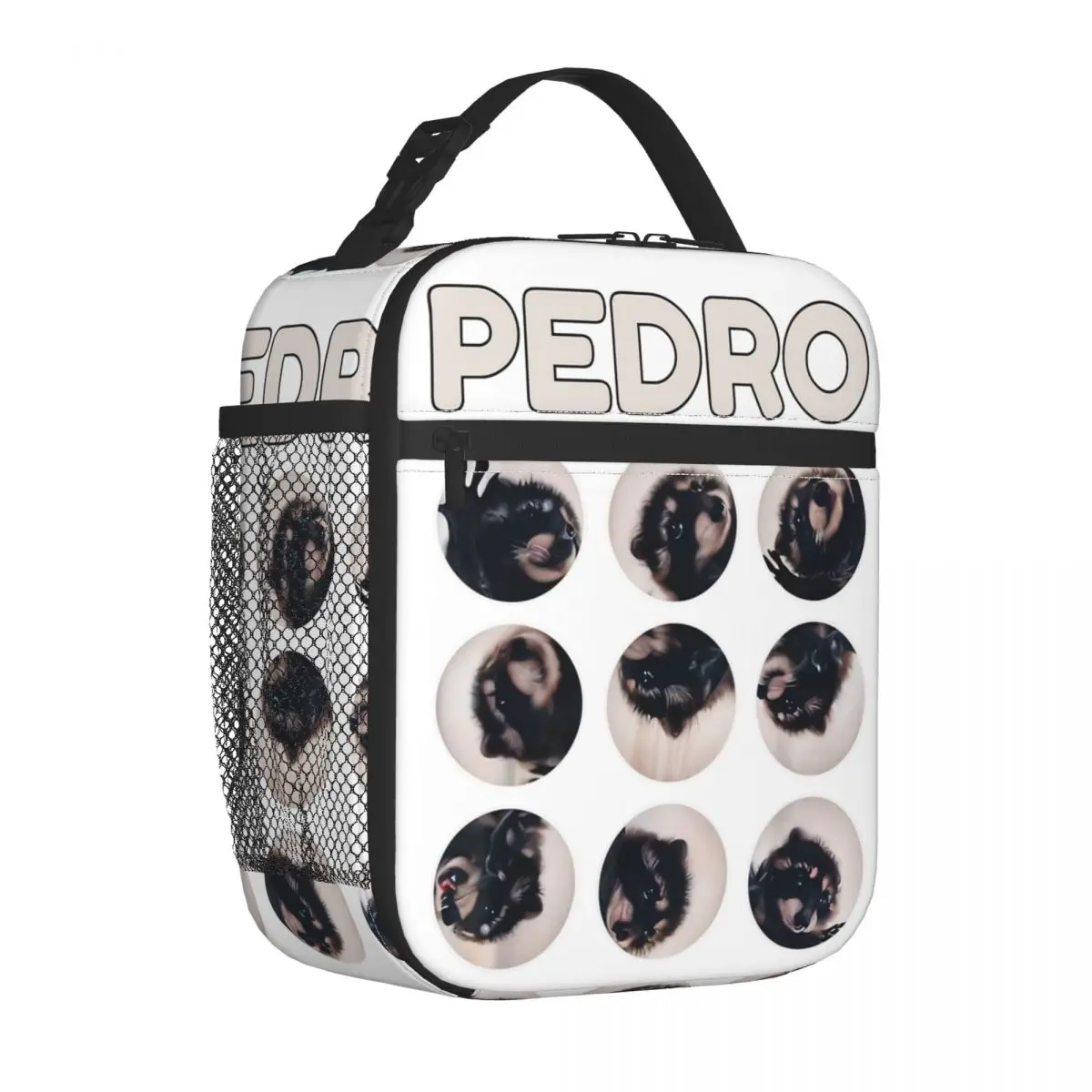 Pedro Raccoon Dance Accessories Insulated Lunch Bags For School Funny Memes Food Storage Bag Portable Thermal Cooler Lunch Box