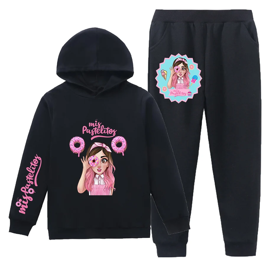 Mis Pastelitos Conjuntos de sudaderas para niños Sudaderas para niños Ropa para niños Sudaderas con capucha esenciales para algodón Junior Boy