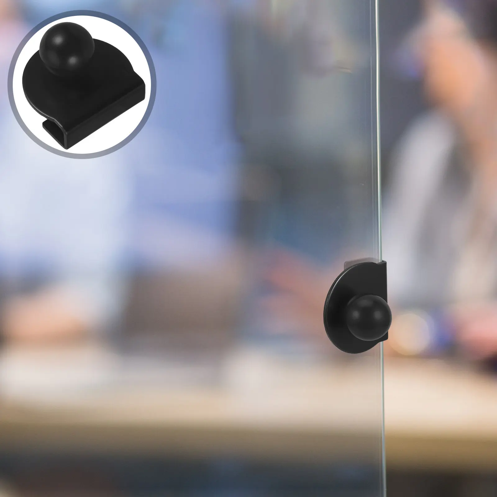 

2 шт. черные ручки-скобы для стеклянных дверей, для раздвижных душевых дверей 5-8 мм, для ванных комнат, душевых кабин, мебели, витрин