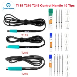 Sugon T115 T210 T245 Soldering Handle Replacement Iron Kit for JC Aixun JBC Sugon Aifen A9 A9PRO T26D A902 SMD PCB Welding Tools