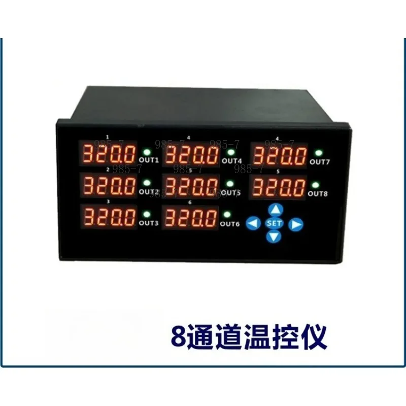 Multi-loop 8 Channel Thermostat Temperature Control Device with Data Logger, Real-time Curve & PC Monitoring Function