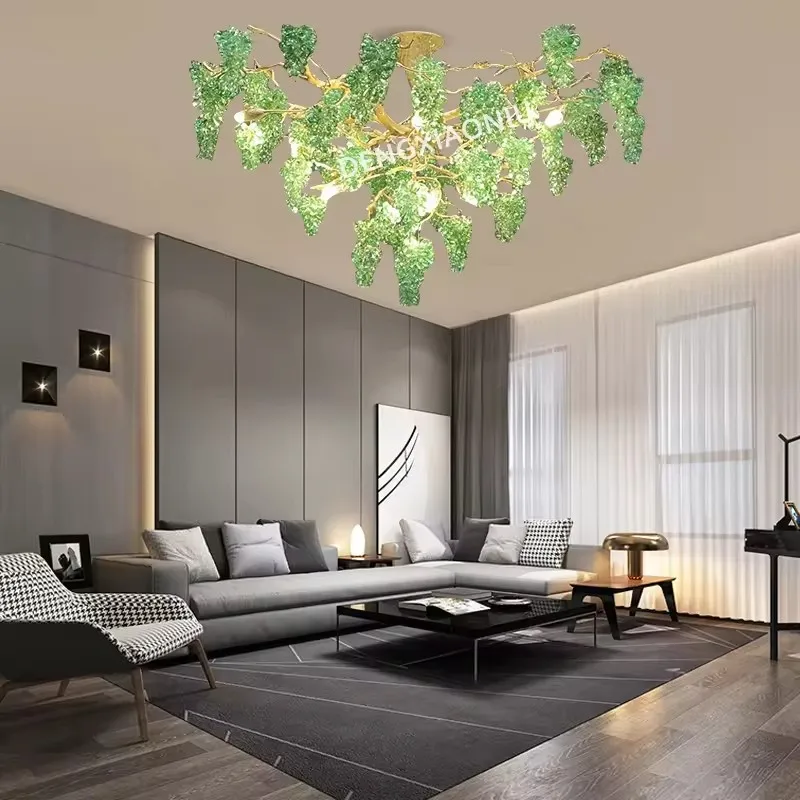 New Design Chandelier Lights Hotel Villa Decorative Hanging Light Living Room Bedroom Modern Luxury Led Chandelier Lighting