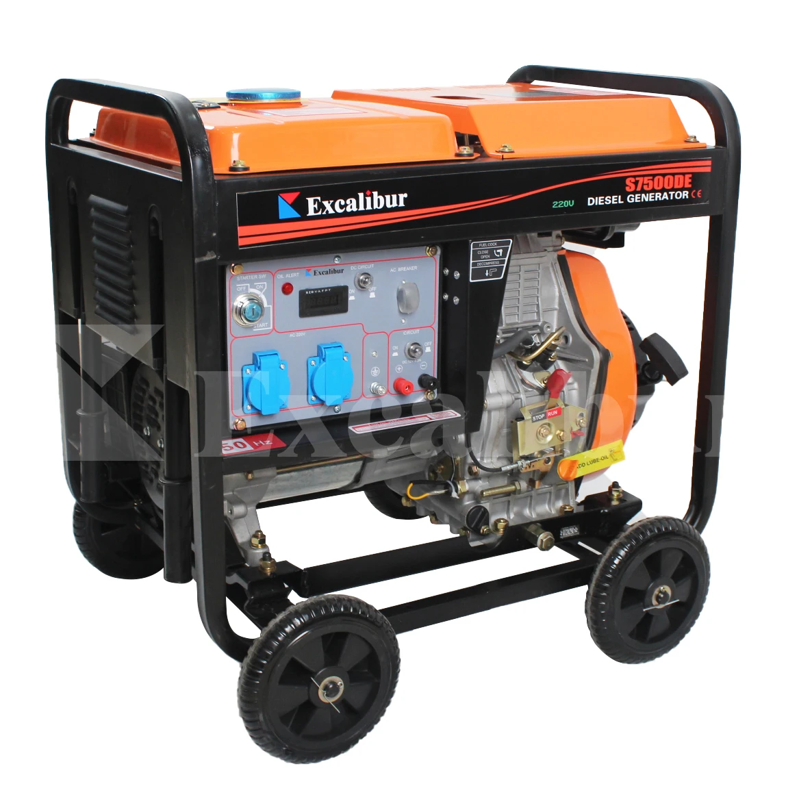 2kva 3kva 4.6kva 5kva 5.5kva 6kva 6.5kva 7kva 7.5kva 8kva Open type 5kw portable air cooled diesel generator