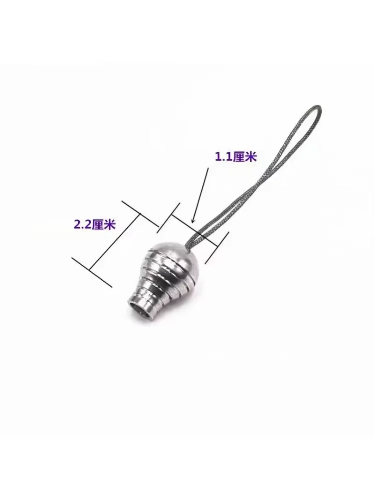10 stücke Aluminium Legierung Runde Fisch Dart Schwanz Rund Wasser Tröpfchen Schwanz Zubehör für Outdoor Sport Angeln Ausrüstung Langlebig – Detail 3