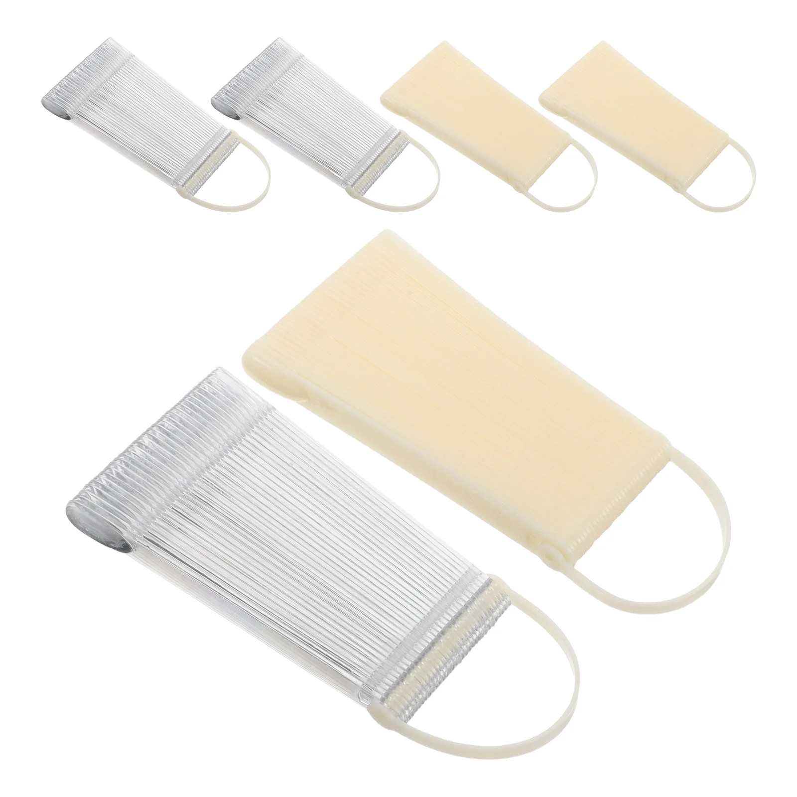 

6Sets Nail Color Display Tips Compact Fan Shape Color Chart Board for Easy Comparison and Salon Organization Nail Practice