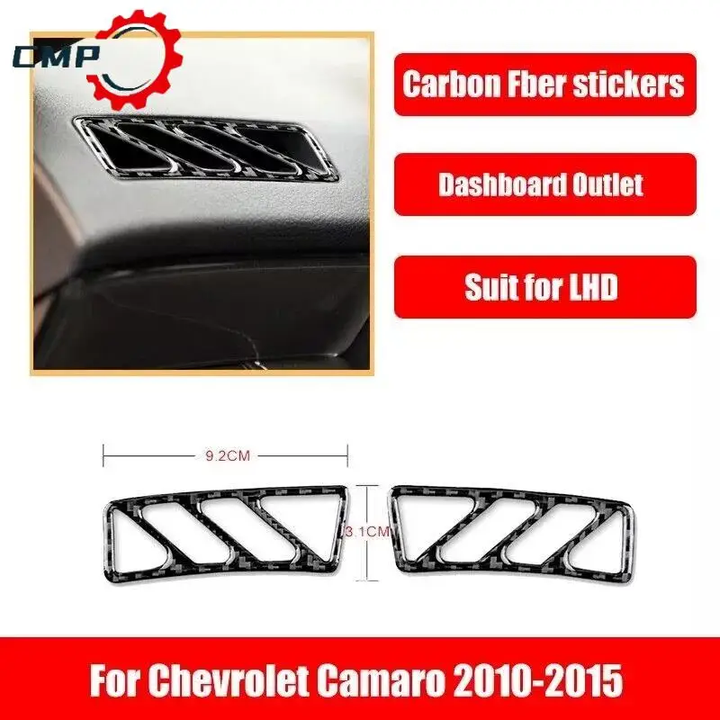 

New 21Pcs Carbon Fiber Black Full Interior Kit Set Cover For Chevrolet Camaro 2010-2015 Automotive Interior Accessories