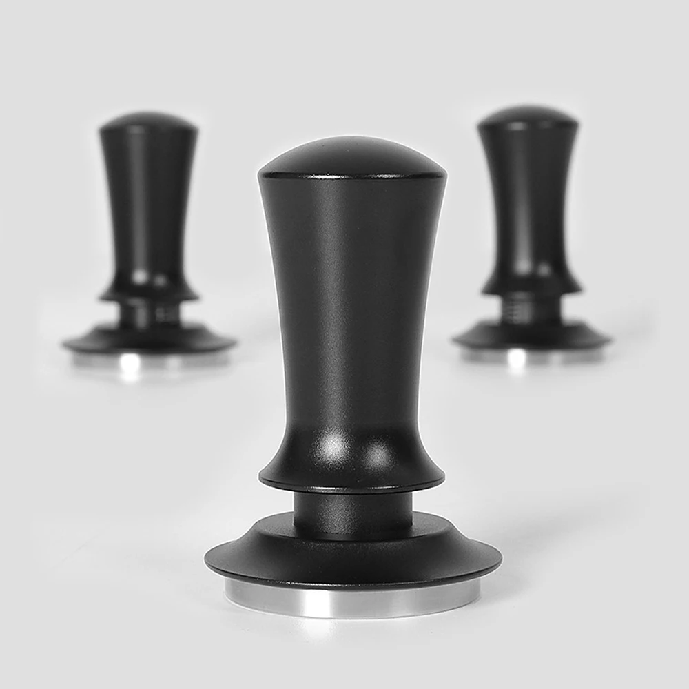 Calibrated Spring Loaded Coffee Tamper 51mm 53mm 58mm Ripple Base Leveling Constant Pressure Barista Tools Espresso Accessories