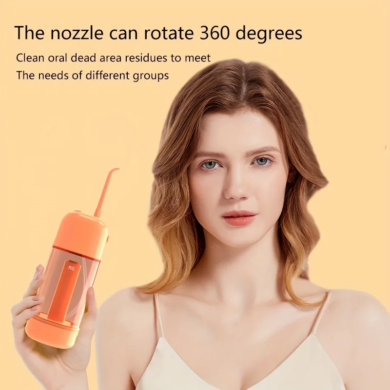 جهاز تنظيف الأسنان بالماء المحمول لتنظيف وتبييض أسنان الأطفال - لا حاجة للكهرباء!