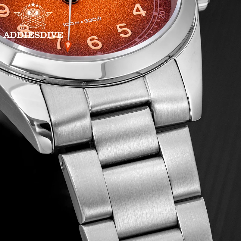 ADDIESDIVE Simple Design Women's Quartz Watch 10Bar Waterproof 316L Stainless Steel Wristwatch Sapphire Glass 2035 Wristwatches