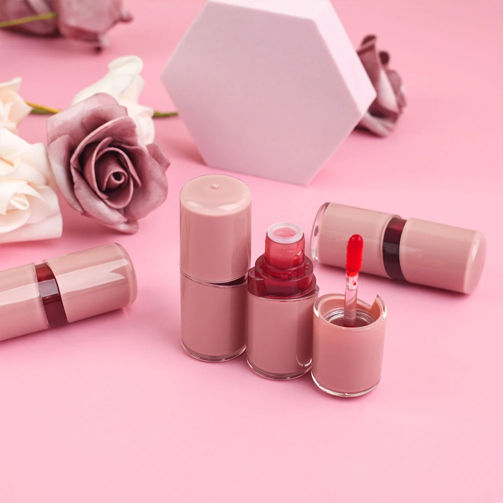 4ml Private Label 4color Lip Tint Custom Logo Tear Off Lips Glaze Dye Face Eye Available Long-lasting Waterproof Pigment  Makeup