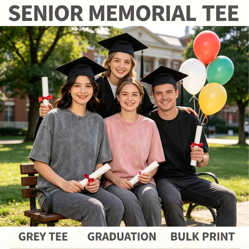 Bulk Distressed Blank Tees Custom Print School Team Building Group Shirts