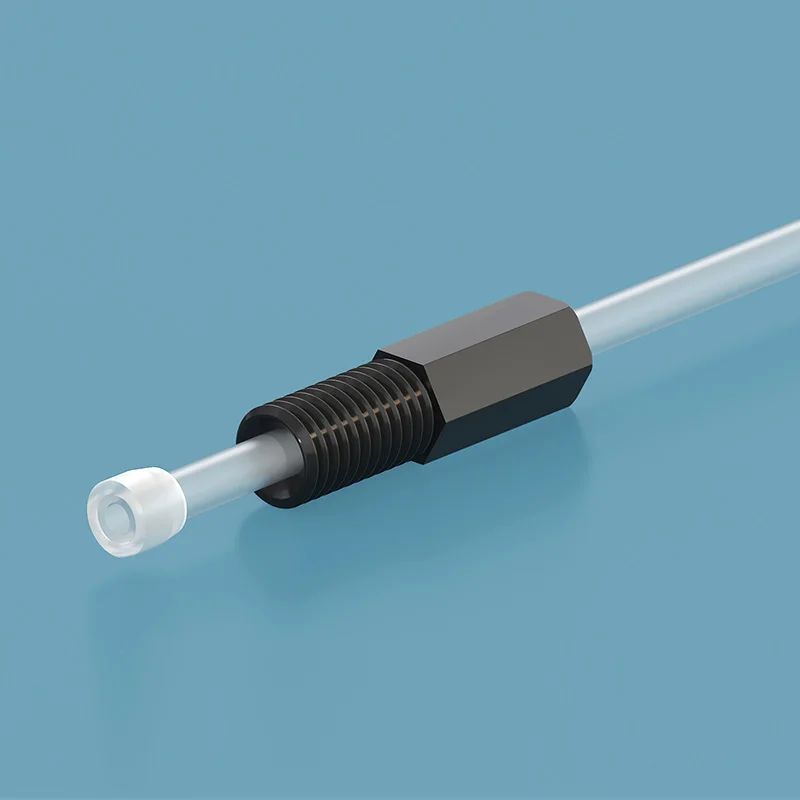 Anti-Twist Flangeless Fitting  Two-piece Set Plastic Parts Internal Thread Connector