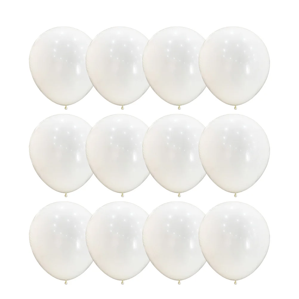 

12 Pcs Balloons Decorative Latex 36inch for Birthday Emulsion Party White Wedding