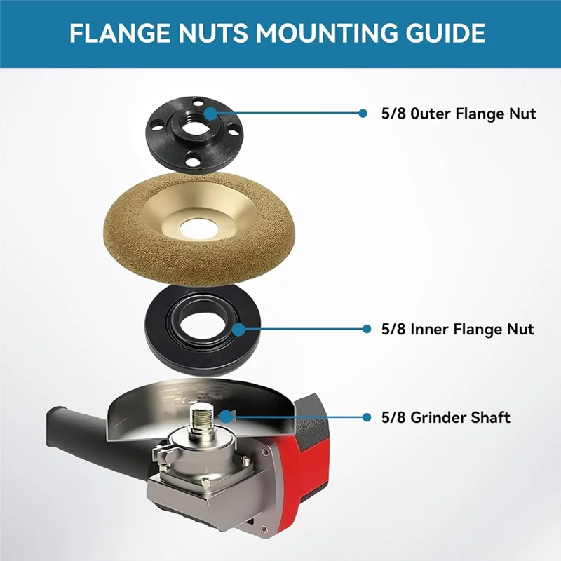 

Высококачественный ключ для угловой шлифовальной машины 5/8 дюйма-11, удлинительный вал для угловой шлифовальной машины с гаечным ключом 6 шт., гаечный ключ для фланцевой шлифовальной машины, ключ для угловой шлифовальной машины