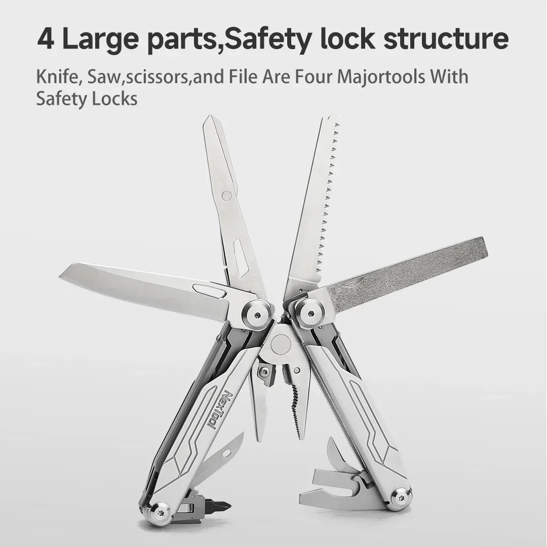 Nextool Captain 19 In 1 Multitool Tang Tang Kabel Draadknipper Multifunctionele Multifunctionele Multitool Buiten Vouwtang Edc Mes Multi-Tool