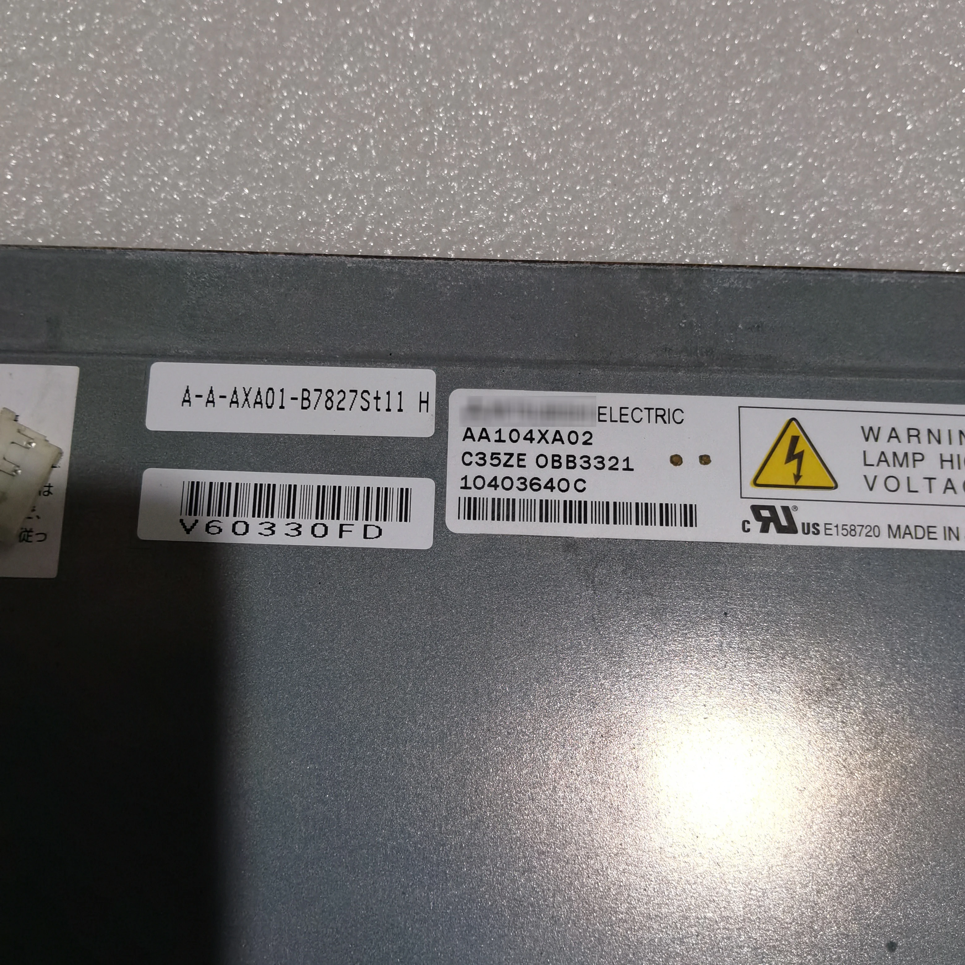 Original LCD Display Screen Painel, AA104XA02, 10,4"