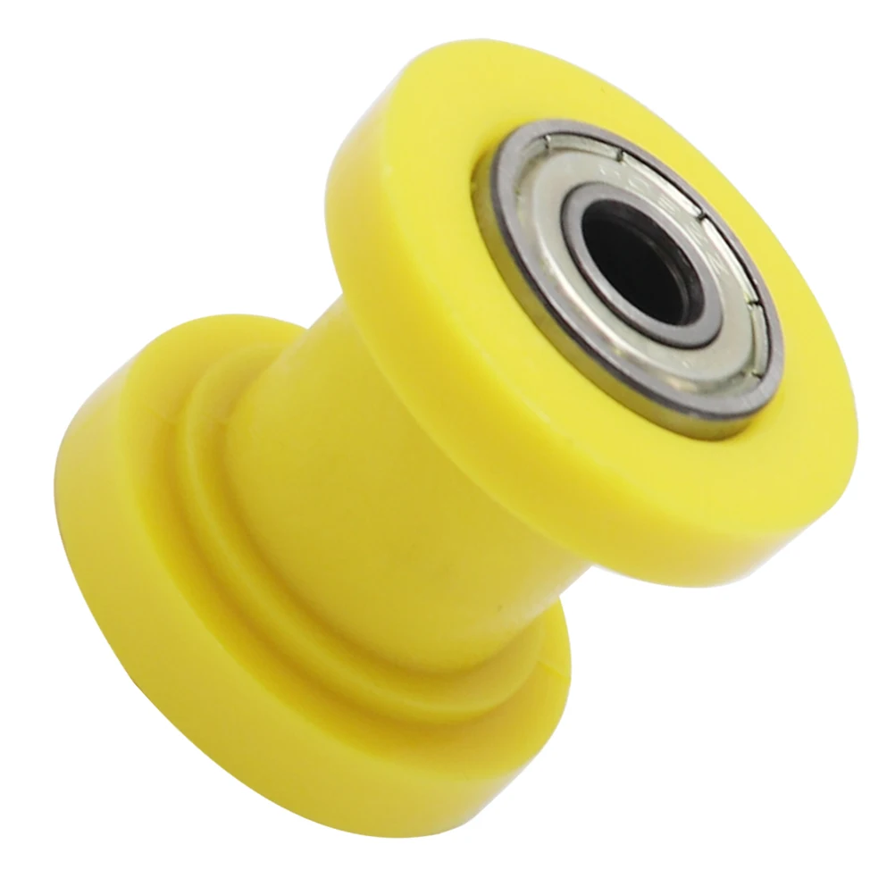 

Tensioner Guiding Roller Motorcycle Accessories Yellow Slider Bearing Wheel Universal Compatibility Metal Material Durable