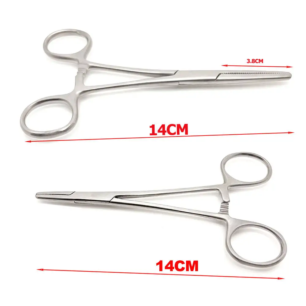 Professional Stainless Steel Needle Holder Hemostatic Clamp Forceps Surgical Pean Artery Forceps for Dental Surgery