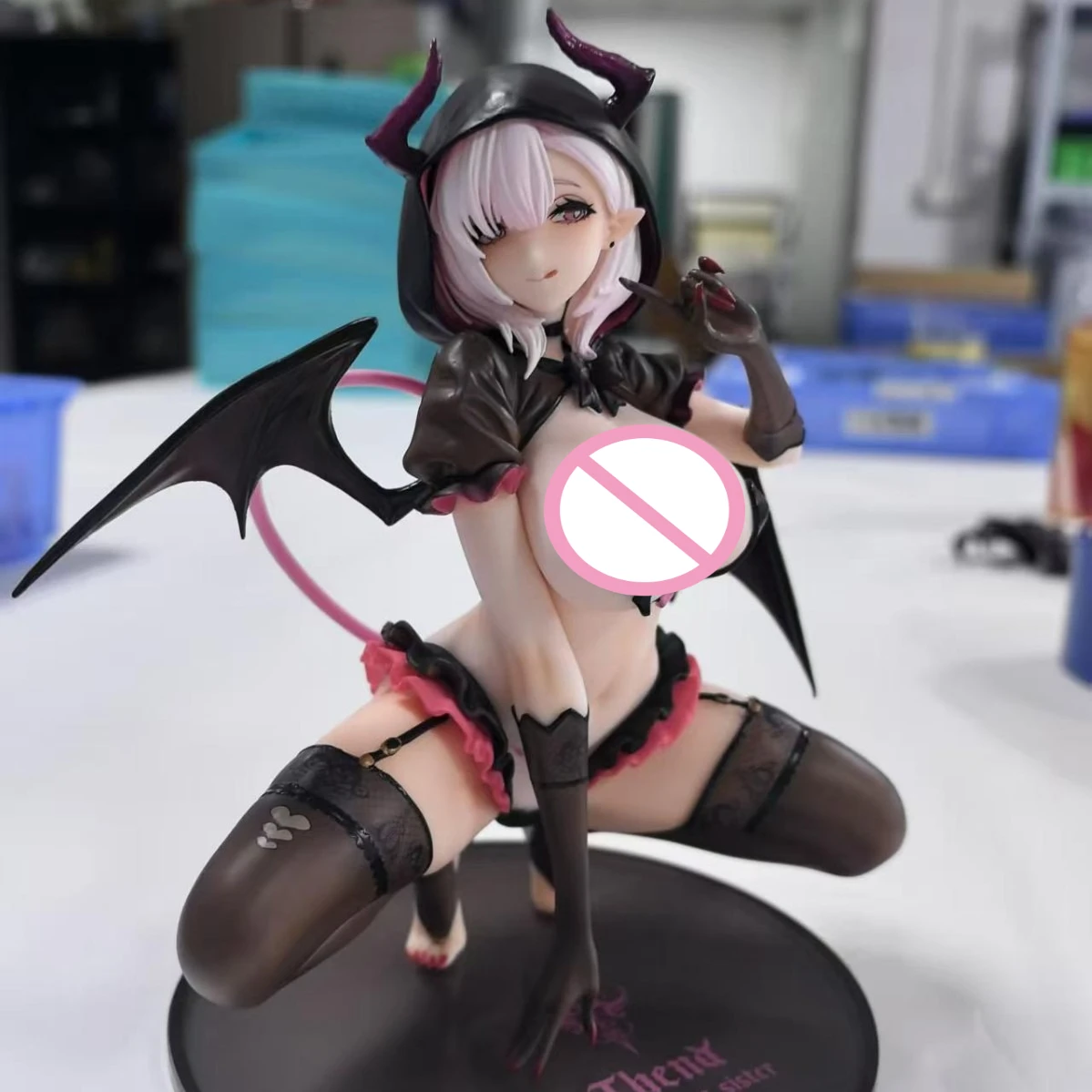 ฟิกเกอร์อนิเมะซิสเตอร์ซัคคิวบัส ทีน่า ขนาด 20 ซม. โมเดล PVC รูปสาวเซ็กซี่ ฉากตกแต่งตั้งโต๊ะ ของขวัญ ของเล่น