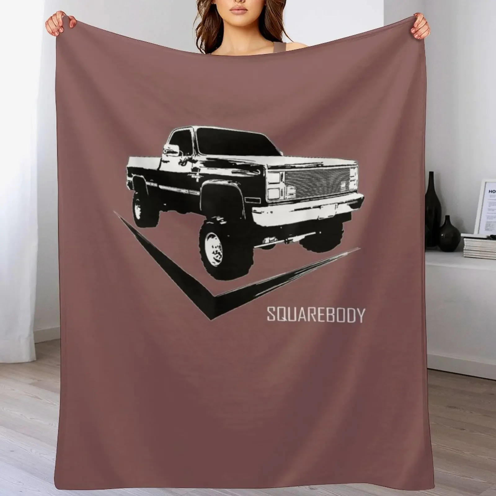 

Classic Square Body Truck Squarebody Throw Blanket Blankets For Baby christmas decoration Soft Beds Heavy Blankets