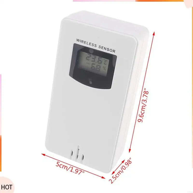 News Wireless Temperature Humidity Meter Thermometer Hygrometer Outdoor Indoor Transmitter For Fanju