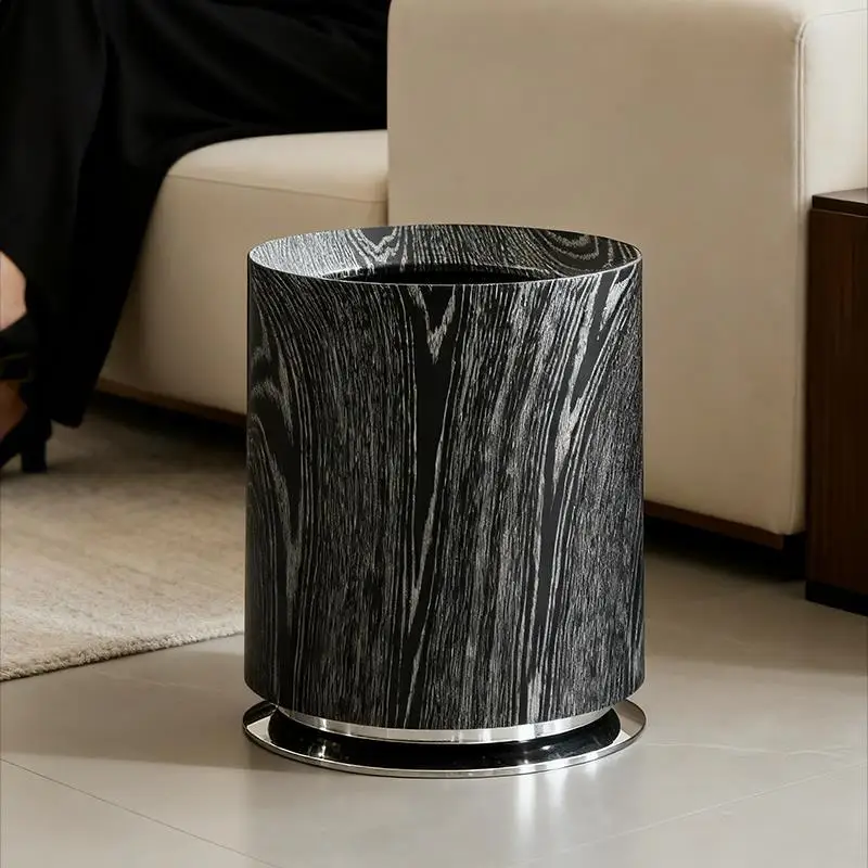 Trash can household living room high value large capacity bedroom minimalist paper basket