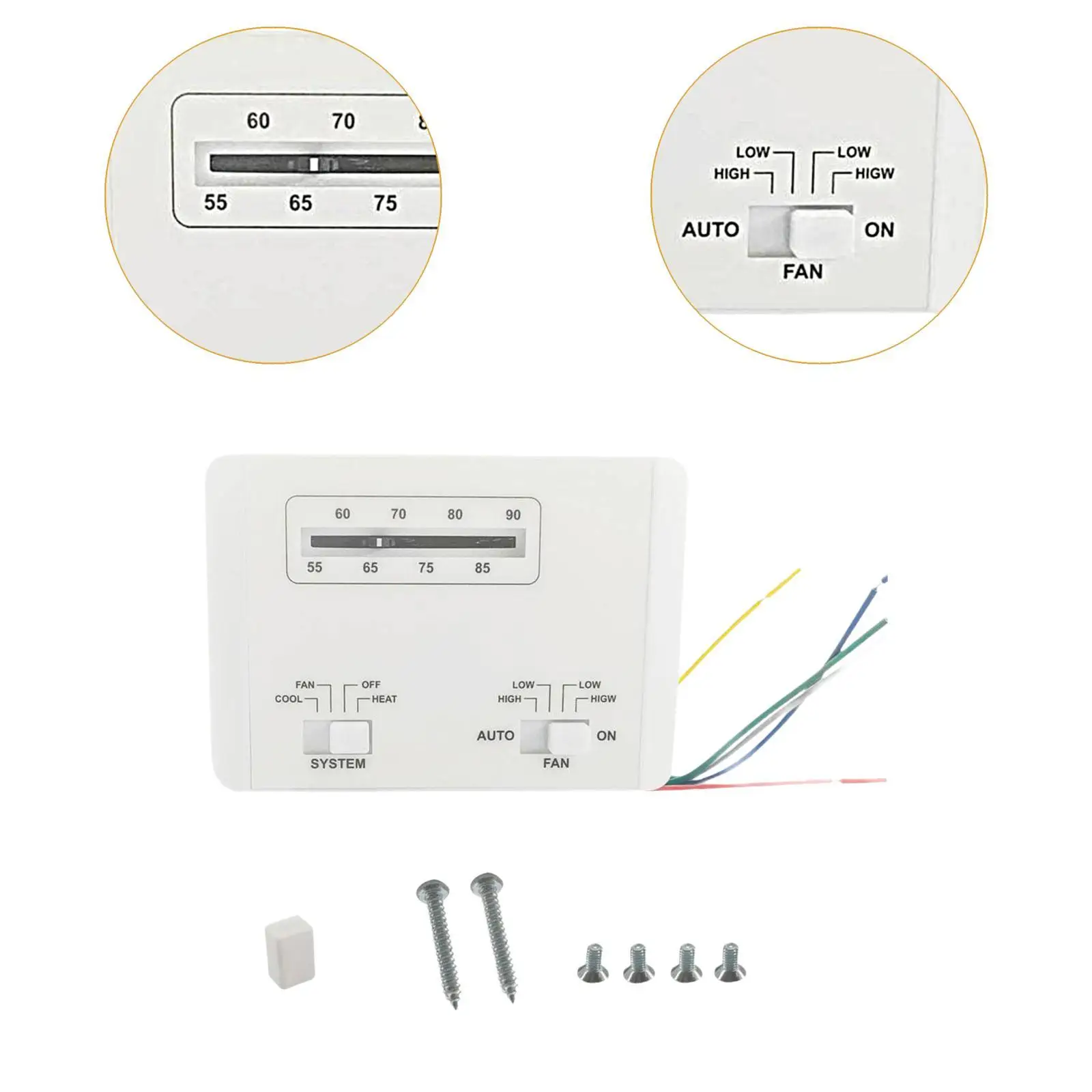 Thermostat 7330G3351 Easy to Install Practical for RV Air Conditioners