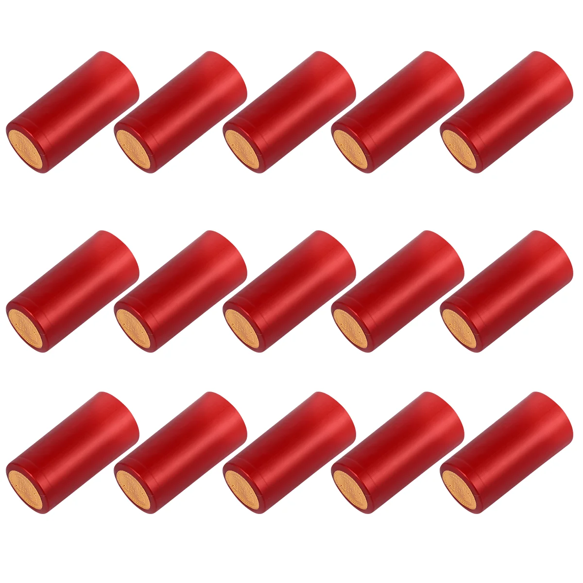 100 Pcs Red Bottle Shrink Film Labels Caps Corks for Bottles Capsules Seals