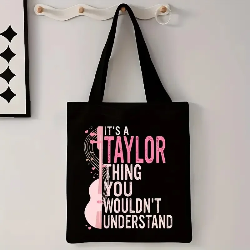 حقيبة كتف Cool Aunts Club Tote للنساء ذات سعة كبيرة حقيبة يد للتسوق Harajuku حقيبة كتف مثالية للرفع للنساء #4