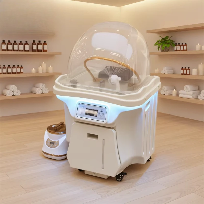 Shampoo basin, massage shampoo machine upgraded version, no pipe connection required, hair shop shampoo basin with water tank