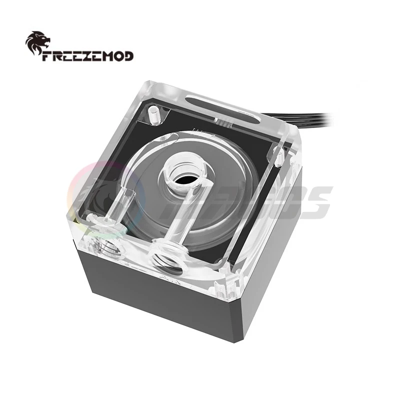 

Silent Water Pump, Molex 4Pin Power+ 4Pin PWM Signal, Lift 3.5M Flow 650L/H, 5V ARGB Optional PU-FS4M-J