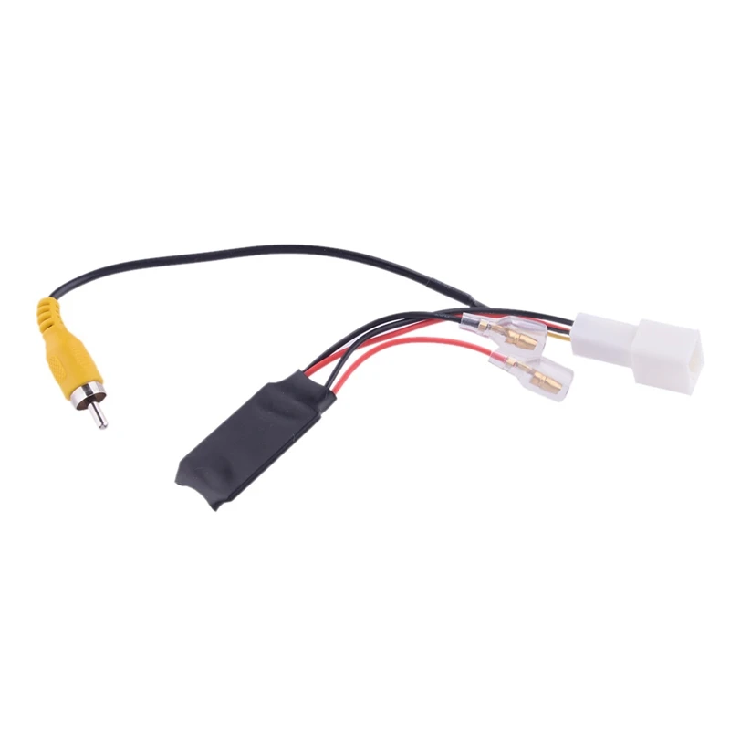 2Pcs 4 Pin Car Reverse Camera Cable Adapter Retention Wiring Harness Cable Plug Reversing Connector Adapter For Toyota