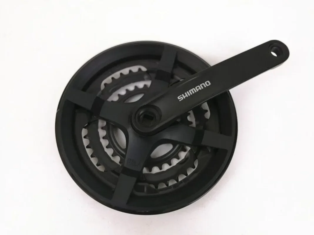 SHIMANO TOURNEY TY FC-TY301 Mountain Bike Crankset 42T 48T Iamok 170mm 175mm 3/8/7/6-speed Chainwheel Bicycle Parts