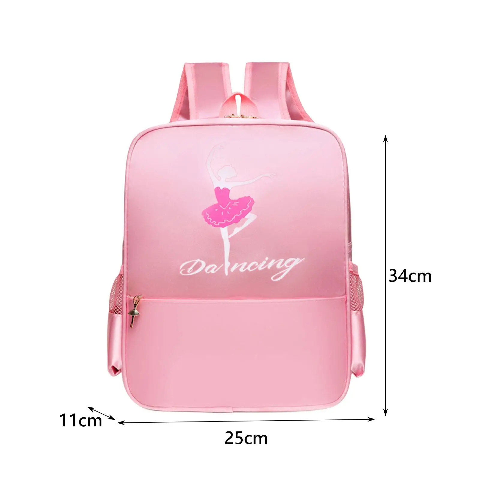 Ballet Bag Girls Backpack Daypack with Side Pockets Ballet Dance Bag for Girl