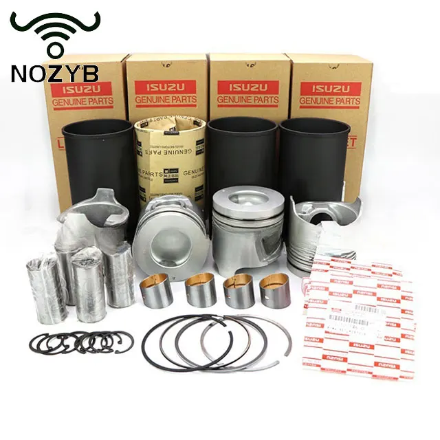 

4HK1 6HK1 4LE1 4LE2 4JJ1 4BG1 6BG1 4BD1 6BD1 Cylinder Liner Piston Set Engine Overhaul Rebuild Kit Repair Spare Parts For Isuzu