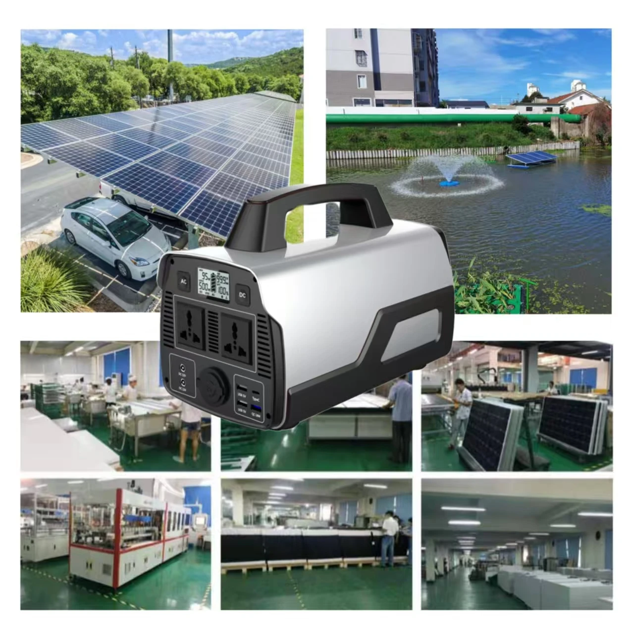 Yahong Hot Sale Outdoor 500W draagbare energieopslagvoeding Snel opladen Mini draagbare krachtcentrale