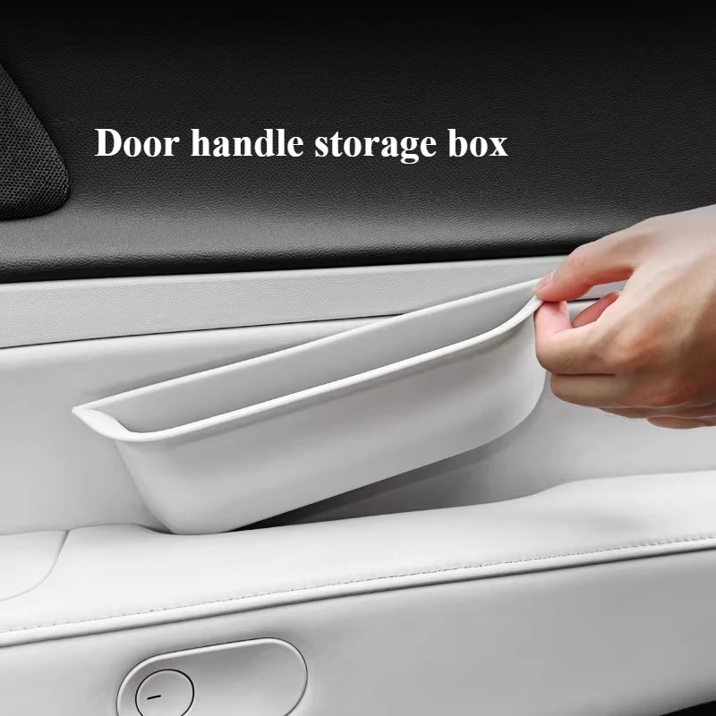 

For Xpeng G6 Door Storage Box Special Interior Armrest, Silicone Storage Box, Door Handle Storage Box Cover