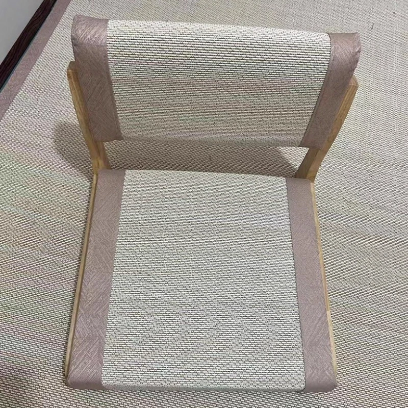 

Низкое кресло-татами из натурального бамбука для эркера, дышащее, без ножек, с подлокотниками, в японском стиле, для гостиной (васицу), из массива дерева